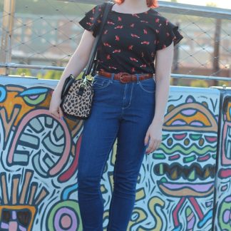 High-Waist Skinny Jeans